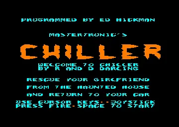 Chiller (UK) (1986) screen shot title